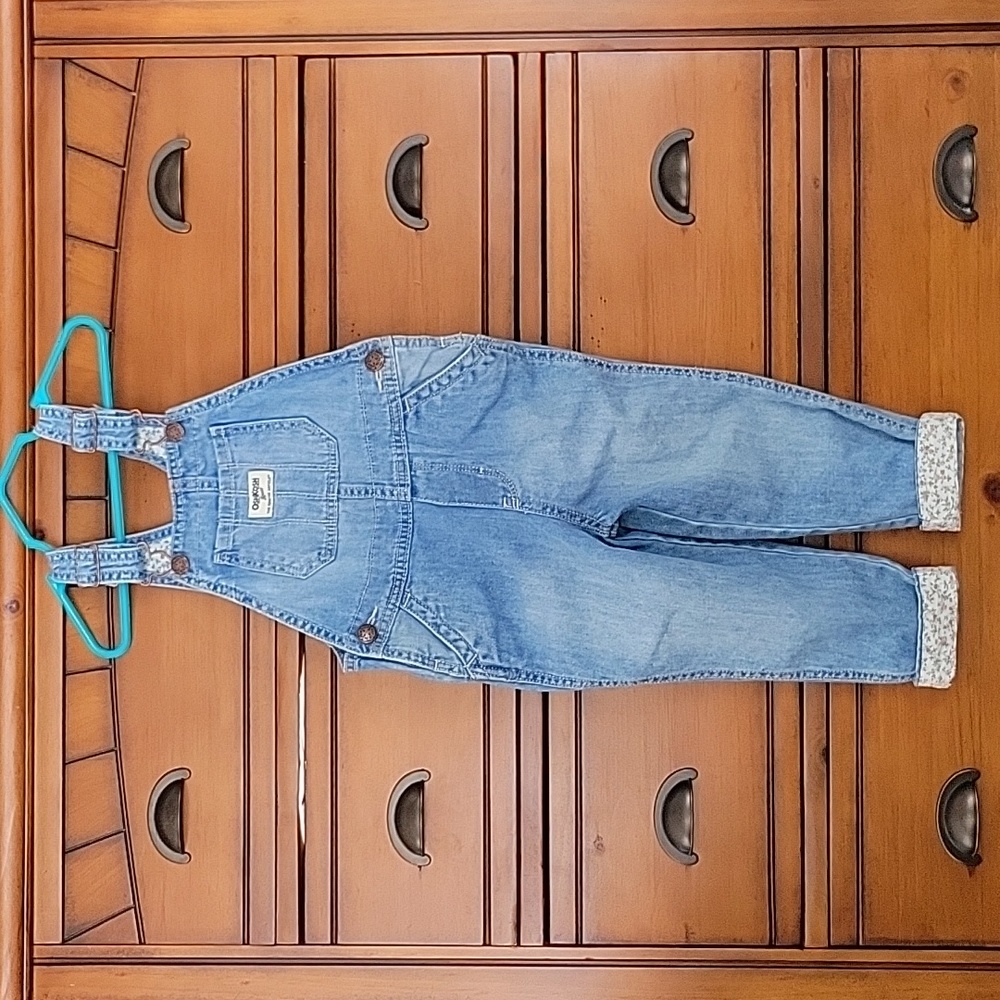 Oshkosh Toddler Denim Overalls 3T